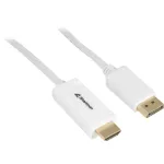 DisplayPort&ndash;HDMI kaabliadapter Sharkoon DisplayPort 1.2 &rarr; HDMI 4K Active 2 m 60 Hz