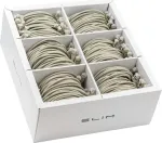 Wirewin SLIM-LS-K6A 3.0 36 Cat6A &otilde;huke Ethernet patch-kaabel, 3m, U/FTP, hall, 36-pakk