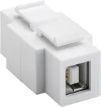 WENTRONIC Goobay 79930 lame USB 2.0 adapter, USB-A emane - USB-B emane, valge