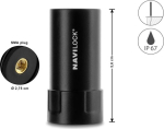 Navilock GNSS mitmeribaline antenn SMA pistik 35 dB aktiivne v&auml;listingimustesse must 5,6 cm