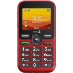 Doro Leva L10 4G, suure nupuga telefon, punane (380571)