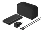 Belkin BoostCharge - Powerbank + Toiteadapter - 20000 mAh - PD - 3 v&auml;ljundporti (24-pin USB-C, 2 x USB)