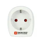 SKROSS Europe to USA - Netzanschlussadapter-Kit - Eurostecker, CEI 23-16/VII / CEE 7/3 (SCHUKO)