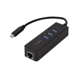 LogiLink UA0283 USB-C &ndash; Gigabit Ethernet adapter 3 x USB 3.0 pordiga