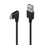 USB-kaabel Lindy 32000 &mdash; USB 2.0, USB-A to USB-C, 0,5 m, must