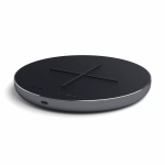 Juhtmevaba laadija Satechi ST-IWCBM Kiirlaadimine USB USB-C Siseruumides Nutitelefon Must Hall