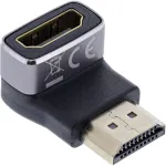 HDMI soovahetaja InLine 17991F HDMI A must hall kullatud