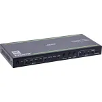 InLine 57885A HDMI l&uuml;liti 4 sisendit, 48 Gb/s, 8K@60Hz, helieraldusega, must
