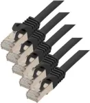 V&otilde;rgukaabel Must Cat7 S/FTP ShiverPeaks 75515-S-SET5 5m