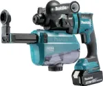 Makita DHR182RTWJ - Puurvasar - Juhtmeta - 3 režiimi - SDS-plus - 1,7 Džauli - 2 akut - 18 V