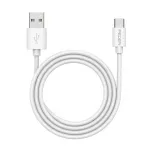 PEDEA kiirlaadimis- ja andmekaabel USB-A/USB-C&reg;, 1 m, valge (60040121)