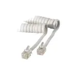 S/CONN 4m RJ10 Transparent Valge S/CONN 4m RJ10