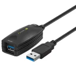 Techly SuperSpeed USB3.0 aktiivne pikenduskaabel 5m must ICUR3050