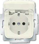 BUSCH JAEGER 20 EUK-212 - CEE 7/3 - 2P+E - Beež - 250 V - 16 A - 71 mm