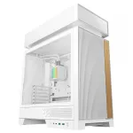 Lauaarvuti korpus DeepCool CL6600 WH &mdash; valge, toetab ATX/PS2/SFX/SFX-L toiteplokke, 140 mm ees, 120/140 mm &uuml;leval/taga, 2,5-tollised ja 3,5-tollised kettad