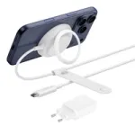 Juhtmeta nutitelefoni laadija Belkin WIA014kqWH &mdash; siseruumides kasutatav USB-toide, valge