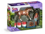 schleich HORSE CLUB Hannah' l&auml;&auml;neseiklused, 5-aastastele, Hobused, Mitmev&auml;rviline, Plastist