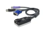 ATEN USB - VGA Cat5e/6 KVM-adapterkaabel (CPU-moodul), nutikaardilugeja ja virtuaalse andmekandja toega