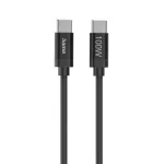 Hama Fabric USB-kaabel USB 2.0 1.5 m USB C Must