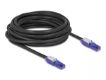 V&otilde;rgukaabel DeLOCK 80930 RJ-45 Cat6 7,5 m Must Violetne