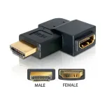 HDMI-adapter isane-emane 90&deg; vasakule DeLOCK 65077