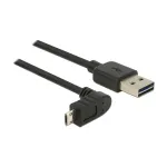 USB-kaabel DeLOCK 83849 USB 2.0 0,5 m USB A Micro-USB B Must