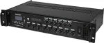 Mixer Omnitronic MAVZ-360.6P &mdash; 6-kanaliline v&otilde;imendiga mikser, 360 W koguv&auml;ljund