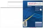 MAILmedia C6 &uuml;mbrik, valge, ilma aknata, 70 g/m&sup2;, isekleepuv, halli sisetr&uuml;giga (214390)