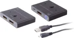 DisplayPort l&uuml;liti ShiverPeaks SP05-14001 2x1 kahesuunaline, toetab kuni 8K