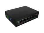 Mittehallitav t&ouml;&ouml;stuslik PoE-l&uuml;liti LANBERG ILGE-4P-2S-90 &mdash; 1xBT, 3xAT, 2xSFP, DIN-kinnitus, Gigabit