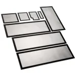 Demciflex tolmufiltri komplekt Lian Li O11 Dynamic XL jaoks - must/must