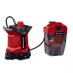 Sukelpump Einhell GE-DP 18/25 LL Li 153 W 0,5 bar 7000 l/h
