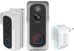 Video uksekell Beafon SmartHome Visitor 2V Tuya komplekt &ndash; juhtmevaba HD kaamera, mudel BEASH-2VSET-W
