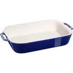 Staub ristk&uuml;likukujuline keraamiline vorm, tumesinine, 34x24x7,6