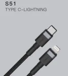 ORSEN S51 Type C to Lightning 3A 1m Must