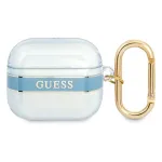 Guess GUA3HHTSB Strap Collection kaitsev &uuml;mbris Apple AirPods 3. p&otilde;lvkonna k&otilde;rvaklappidele - sinine