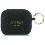Guess silikoonist glitters&otilde;rmusega &uuml;mbris AirPods Pro 3-le, must