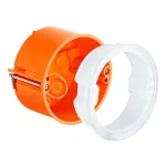 KAISER ELEKTRO 9075-01 74mm x 74mm x 50mm s&uuml;vispaigaldusega harukarp &otilde;&otilde;nes- ja kipsplaadile, halogeenivaba, IP20
