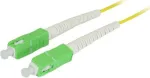 SYNERGY21 Fiiberoptiline paigalduskaabel 15m SC/APC-SC/APC 9/125&micro;m OS2 G.657.A2 Simplex 2mm Paindetundlik Kollane