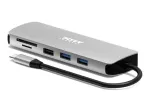 PORT Designs USB-C 9-in-1 dokkimisjaam 4K HDMI ja 85W PD-ga - Space Grey