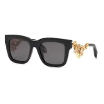 Roberto Cavalli SRC041M520700 Unisex P&auml;ikeseprillid - Must raam, hall gradient l&auml;&auml;tsed 52mm