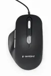 GEMBIRD optiline LED hiir MUS-6B-02 juhtmega USB - 6 nupuga ratas must