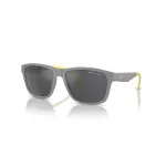 Armani Exchange AX4135S81806G P&auml;ikeseprillid Meeste Nelinurkne Matt Must Tumehall Peegel H&otilde;be 59mm