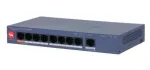 DAHUA CS4009-8ET1GT-60 Hallatav L2 l&uuml;liti 8 PoE pordi ja 1 Gigabit &uuml;hendusega, 60W PoE eelarvega