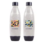 SodaStream Fuse Bubble Mosaic 2 x 1 L Blue Carbonating Bottles