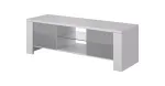 Cama TV-alus WEST 42/130/42 valge/hall l&auml;ikiv