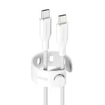 PanzerGlass empower&trade; by &reg; Racing 240W USB-C to USB-C kaabel | USB 2.0 | 1,2 m | h&otilde;bevalge