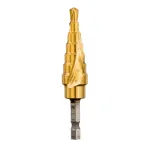 DEWALT DT5027-QZ HSS astmeline puur 4-12 mm, 9 astet, TiN-kate, kuuskantvars