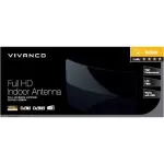 Vivanco TVA 4045 siseteleriantenn v&otilde;imendiga, DVB-T2/DAB+, LTE-filter, must