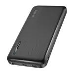 LogiLink PA0338RF 10000 mAh akupank USB-C PD ja Quick Charge 3.0-ga, must